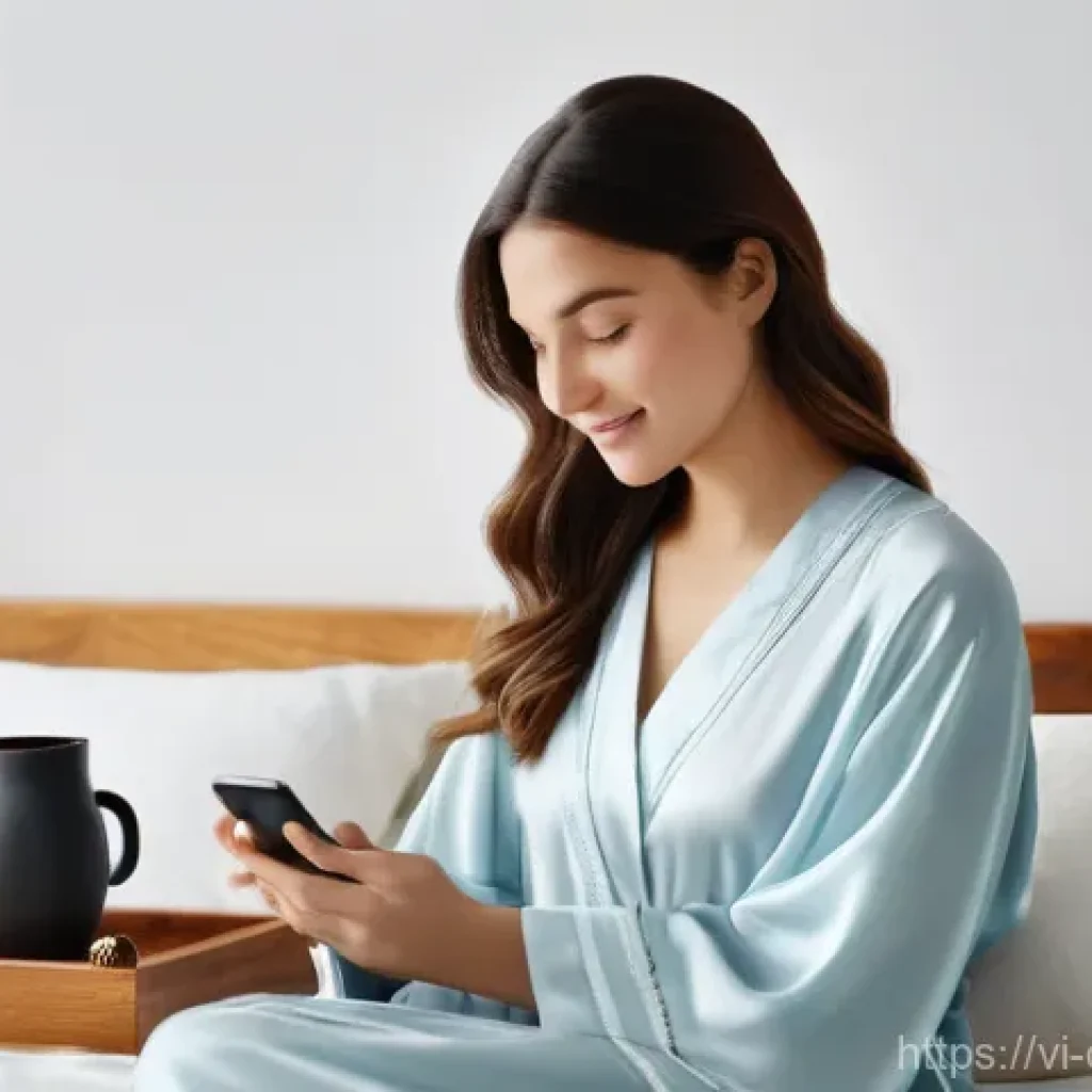 디지털 환경에서의 주의력 회복 방법 - **Prompt 1: Mindful Morning Routine**
"A cozy, brightly lit bedroom scene in soft morning light....